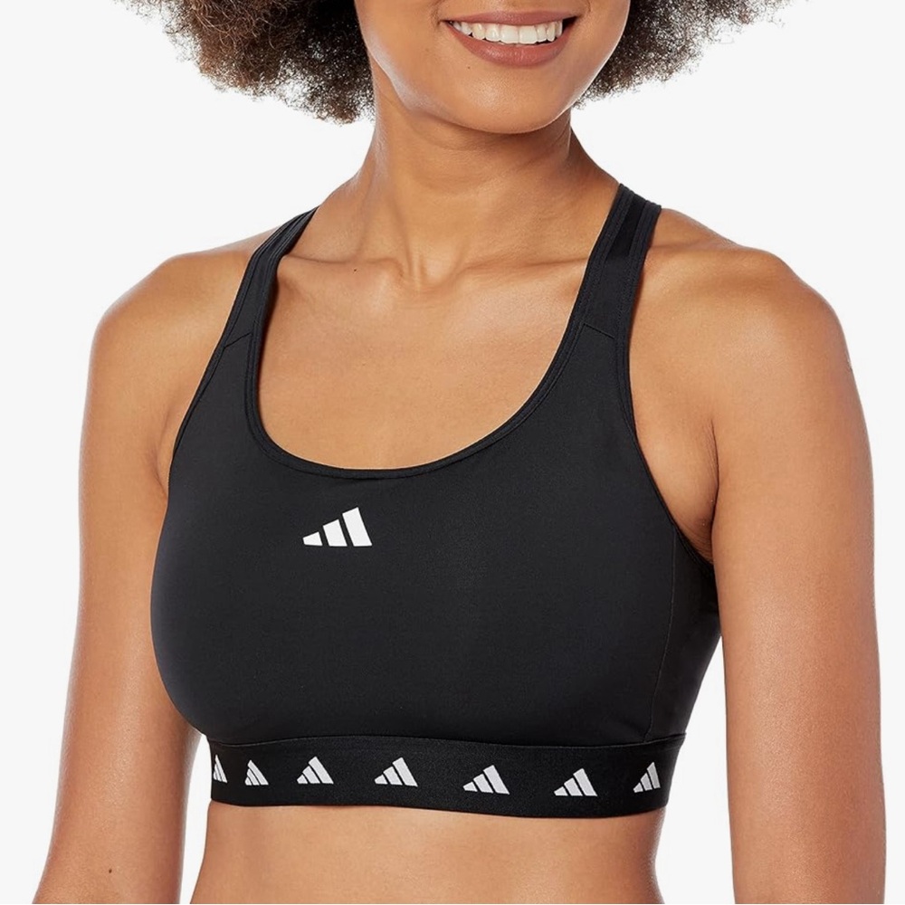 NWT Adidas 2X Powerreact Techfit Medium Support Bra